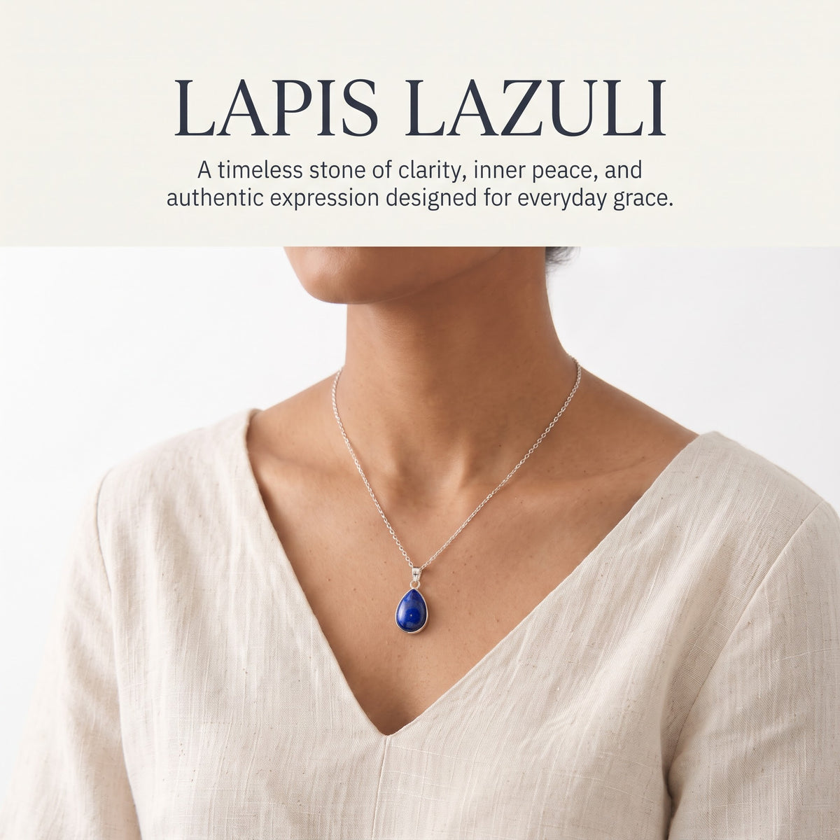 Lapis Lazuli Pendant – Wisdom, Confidence & Self-Expression