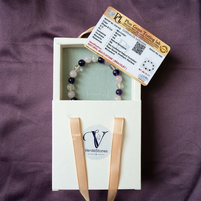 Divine Harmony - Trio combination of Amethyst, Rose Quartz & Moonstone