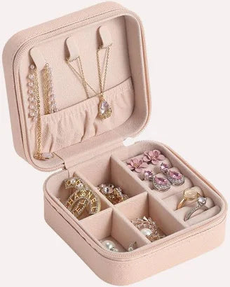 Travel Jewellery Organizer – Compact Jewellery Storage Case for Safe & Organized Travel