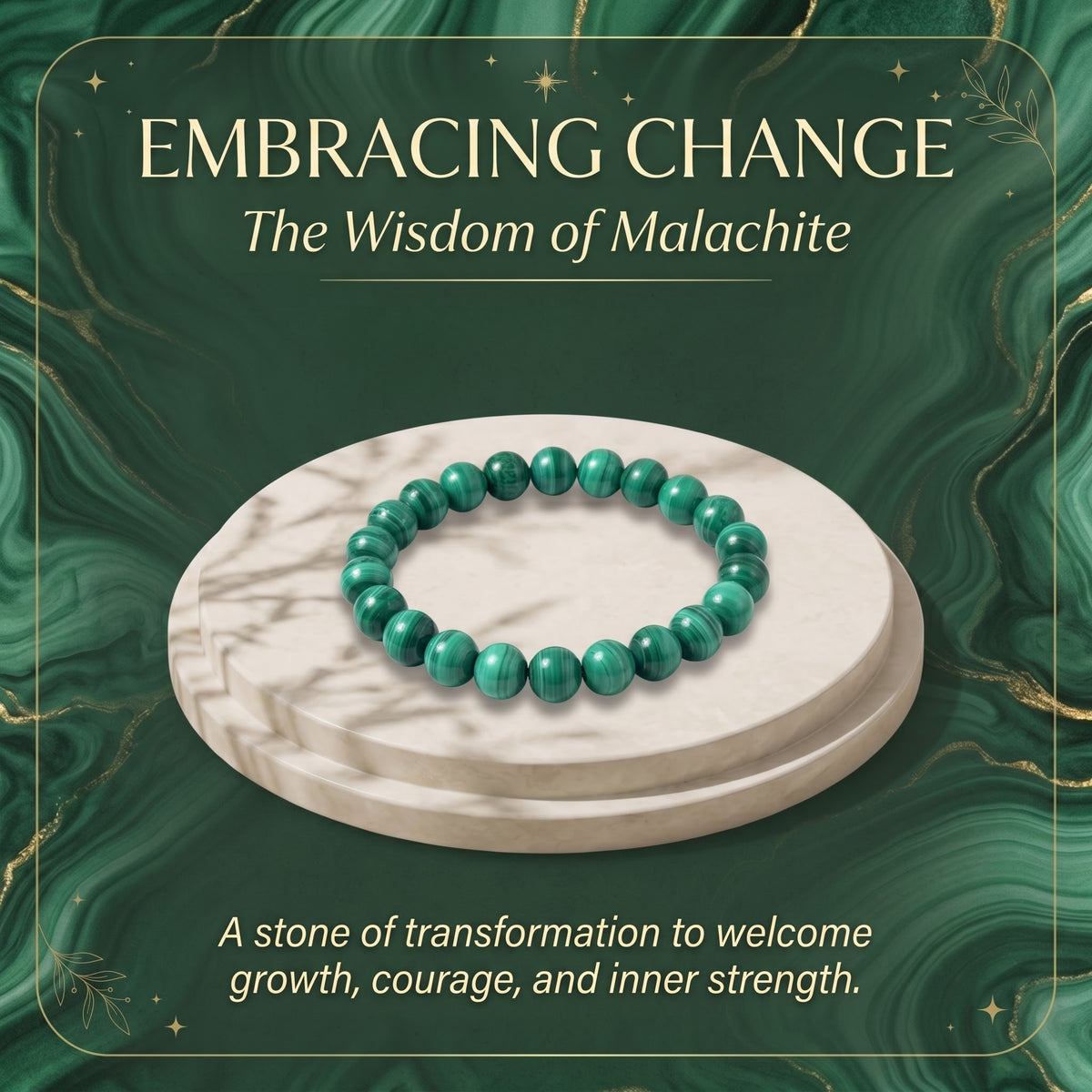 Malachite Crystal Bracelet