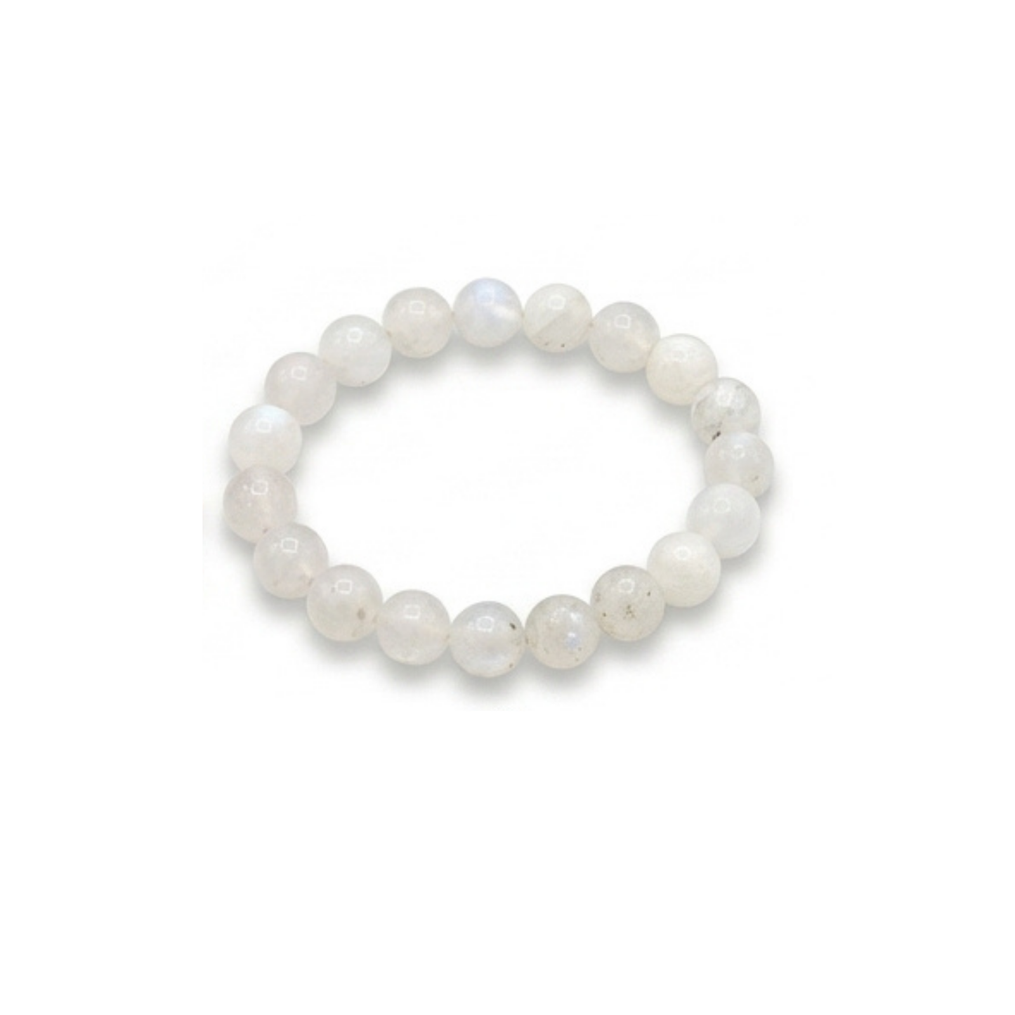 Rainbow Moonstone with Blue Flash Bracelet
