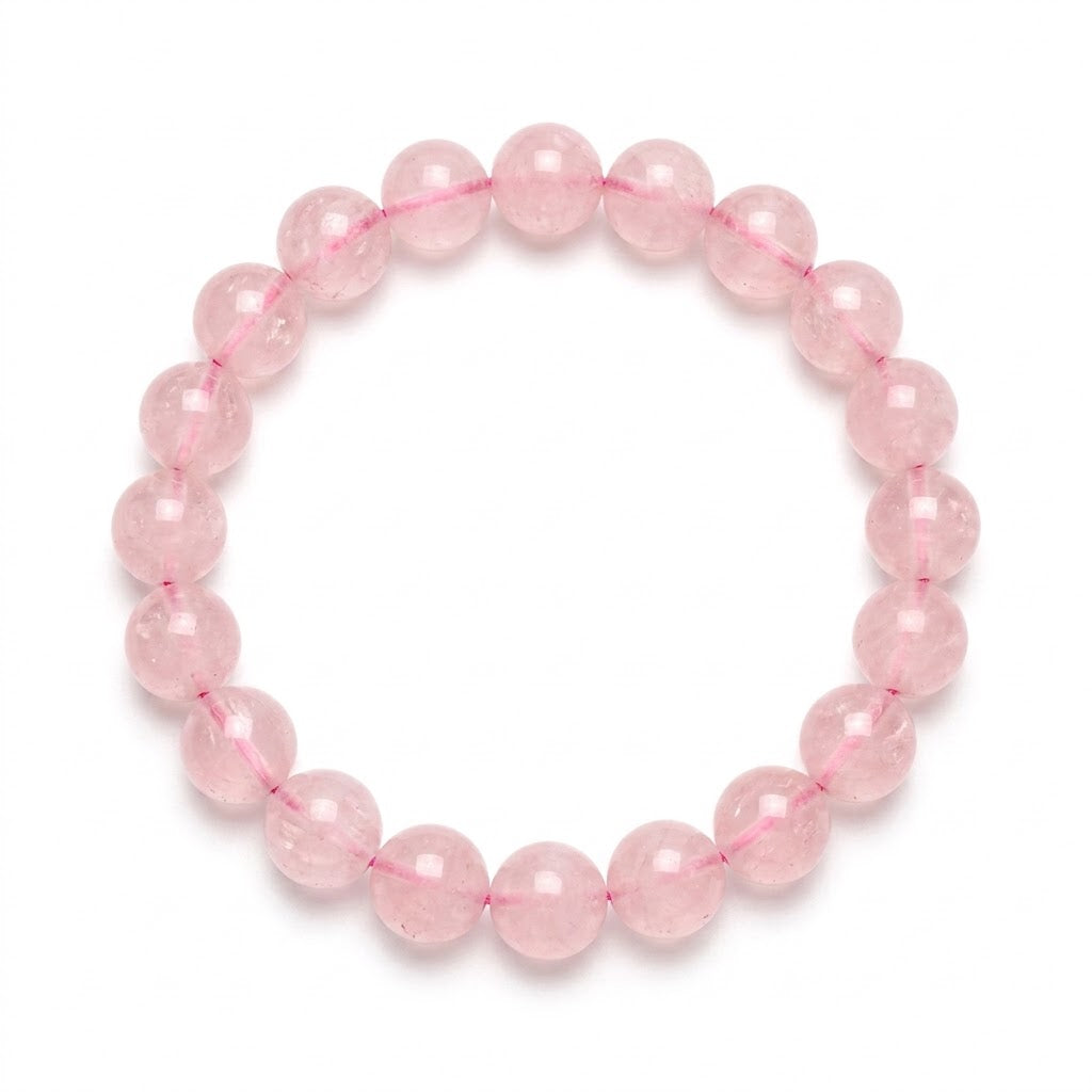 Rose Quartz Crystal Bracelet – Love, Self-Care & Inner Peace