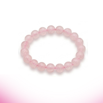 Rose Quartz Crystal Bracelet – Love, Self-Care &amp; Inner Peace