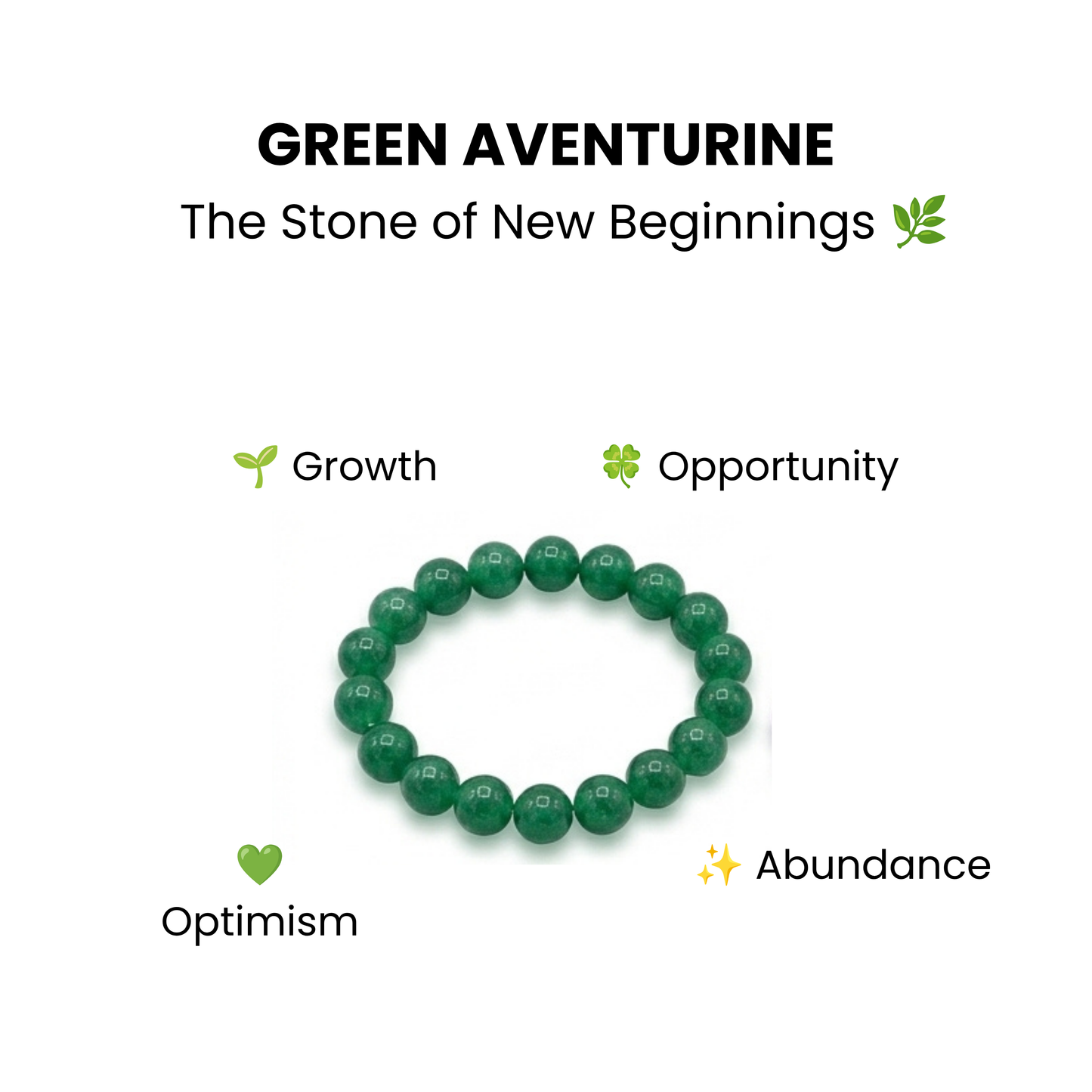 Green Aventurine Crystal Bracelet – Wear Your Intention for Growth