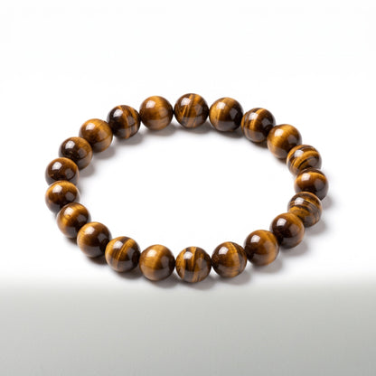 Natural Yellow Tiger's Eye Crystal Bracelet